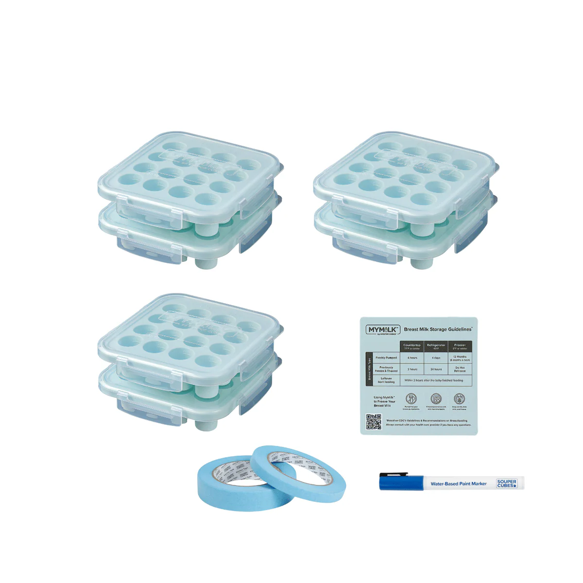 MyMilk Breast Milk Trays 16-piece Set - Image 8