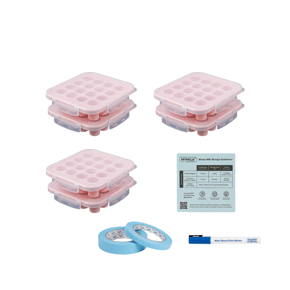 MyMilk Breast Milk Trays 16-piece Set - Image 9